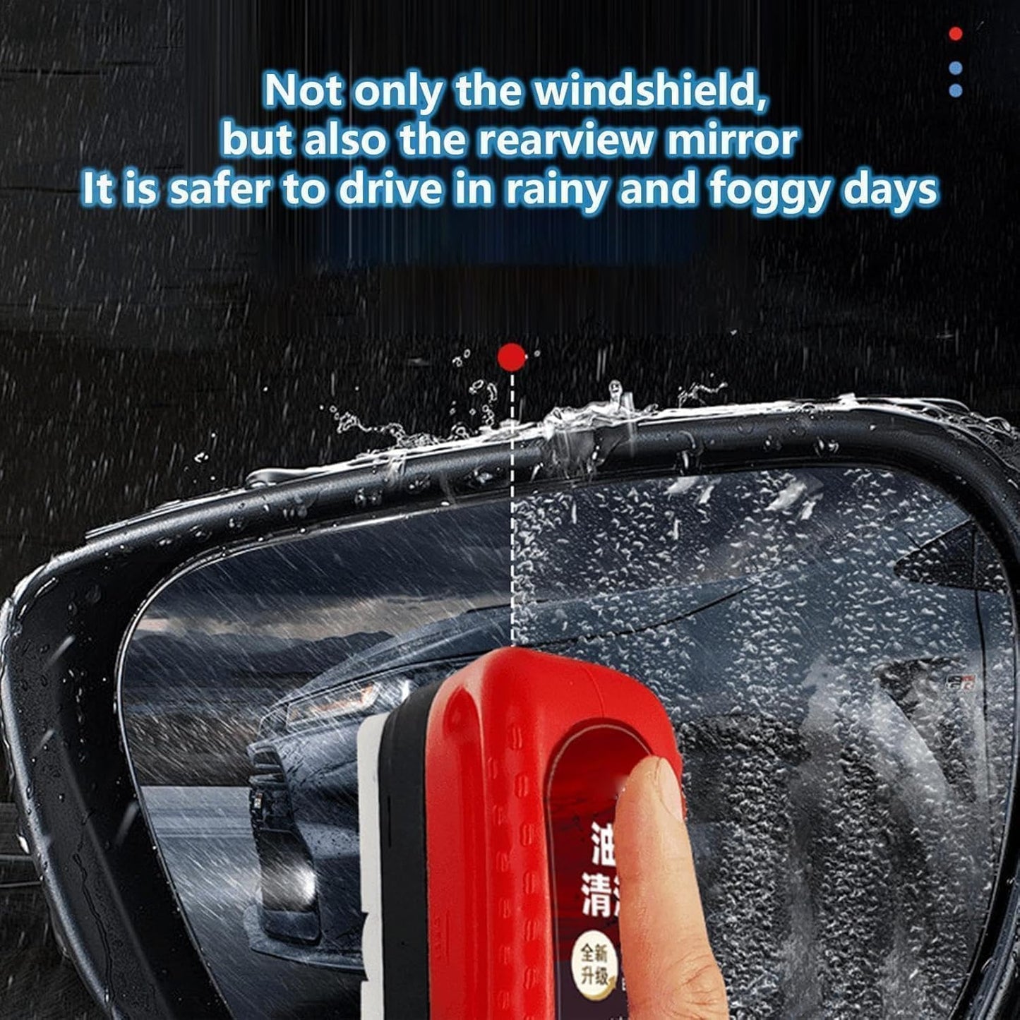 Car Windshield Oil Film Remover Brush, Heavy Duty Glass Cleaning Tool