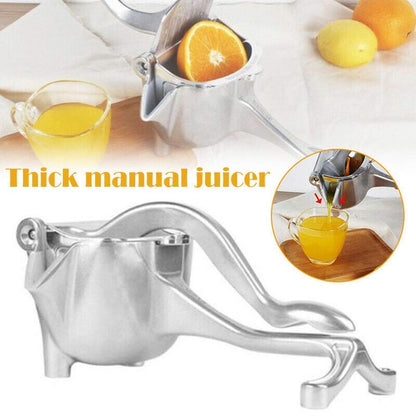 Manual Fruit Juicer Press, Heavy Duty Stainless Steel Citrus Squeezer